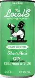 THE LOCALS CRAFT COCKTAIL SILENT MUSE 250ML GIN ΜΕ CUCUMBER & YUZU