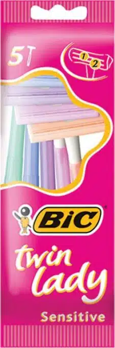 BIC ΞΥΡΑΦΑΚΙΑ 5 ΤΕΜ TWIN LADY SENSITIVE