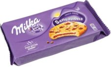 MILKA ΜΠΙΣΚΟΤΑ 156ΓΡ ΒΑΝΙΛΙΑ ΓΕΜΙΣΤΑ ΜΕ ΣΟΚΟΛΑΤΑ SENSATIONS