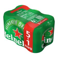 HEINEKEN ΚΟΥΤΙ ΜΠΥΡΑ (5+1Χ330ML)X4