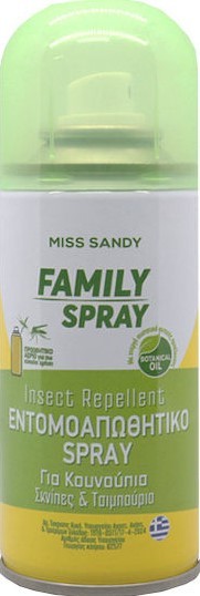 MISS SANDY ΕΝΤΟΜΟΑΠΩΘΗΤΙΚΟ SPRAY 125ML