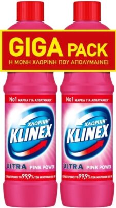 KLINEX ΧΛΩΡΙΝΗ ULTRA 2 X 750ML PINK