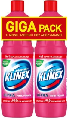 KLINEX ΧΛΩΡΙΝΗ ULTRA 2X1250ML PINK POWER