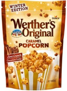 WERTHER'S ORIGINAL POPCORN CARAMEL 140ΓΡ CINNAMON COOKIE