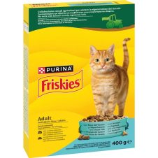 FRISKIES ΚΡΟΚΕΤΑ ΓΑΤΑΣ 400ΓΡ ΣΟΛΟΜΟΣ & ΛΑΧΑΝIKA