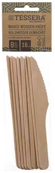 TESSERA ΜΑΧΑΙΡΙΑ 8ΤΜΧ 16CM ΞΥΛΙΝΑ