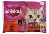 WHISKAS ΓΑΤΟΤΡΟΦΗ ΠΑΤΕ 4Χ85ΓΡ ΒΟΔΙΝΟ & ΚΟΤΟΠΟΥΛΟ