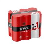 TUBORG ΣΟΔΑ (5+1ΔΩΡΟ Χ 330ML) x 4