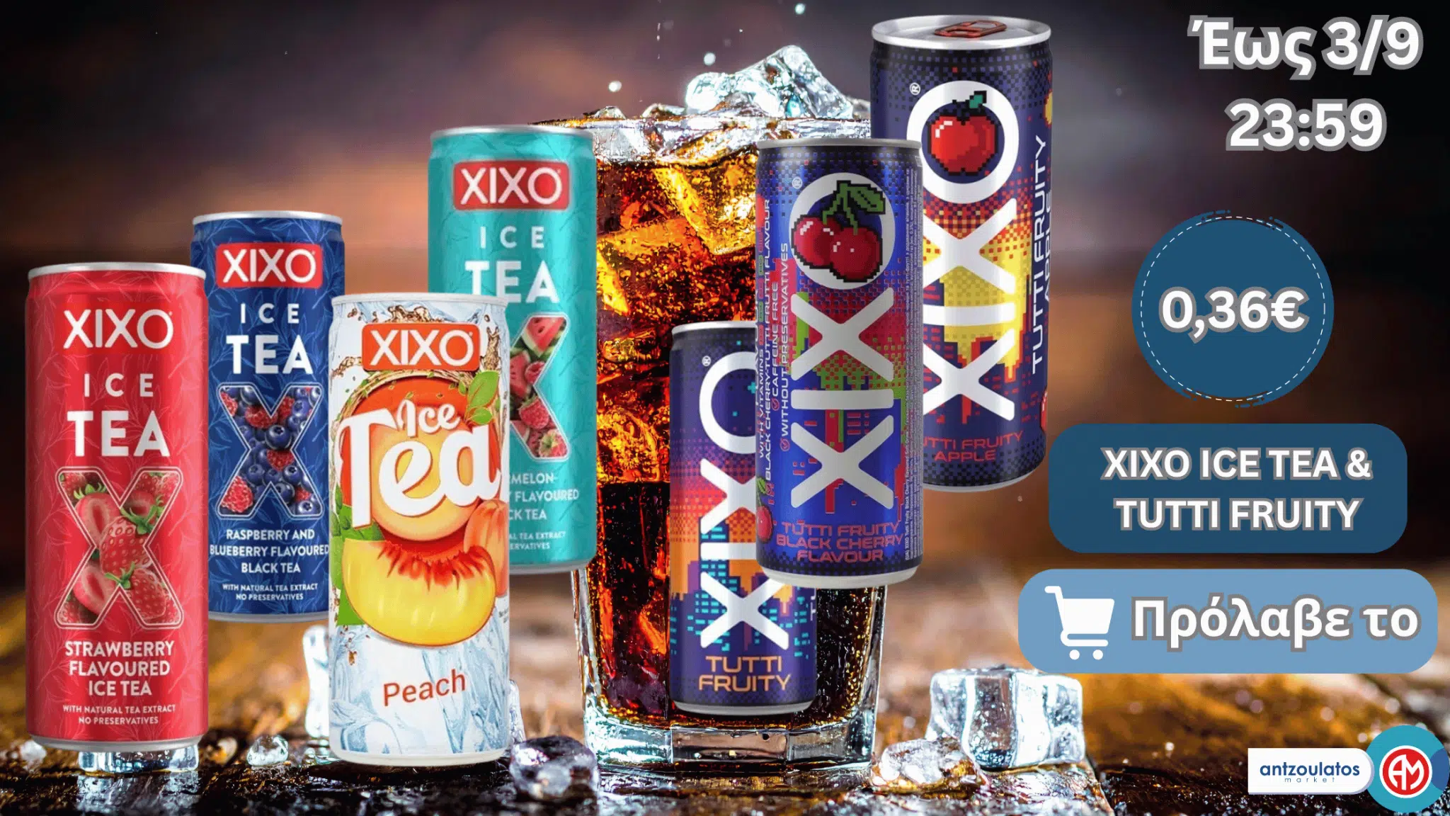 XIXO ICE TEA & TUTTI FRUITY