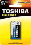 TOSHIBA HIGH POWER ΑΛΚΑΛΙΚΗ ΜΠΑΤΑΡΙΑ 9V 1ΤΜΧ