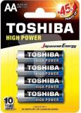 TOSHIBA HIGH POWER ΑΛΚΑΛΙΚΕΣ ΜΠΑΤΑΡΙΕΣ ΑΑ 4ΤΜΧ