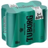TUBORG TONIC WATER (5+1ΔΩΡΟ Χ 330ML) x 4
