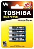 TOSHIBA HIGH POWER ΑΛΚΑΛΙΚΕΣ ΜΠΑΤΑΡΙΕΣ ΑΑΑ 4ΤΜΧ